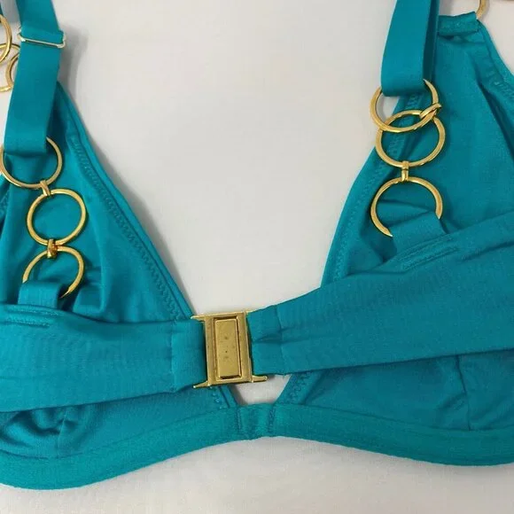 Agent Provocateur Anastacia Teal Bikini Set 34B/3